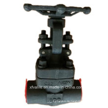 API602 geschmiedetem Kohlenstoffstahl A105 Gewinde Ende NPT Globe Valve